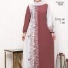 Abaya dress with arabic design