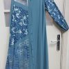 Female ABAYA dress with arabic designs