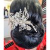 bridal hairstyling