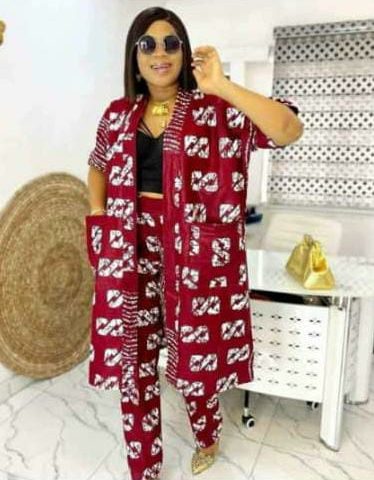 2pcs set kimono and trouser