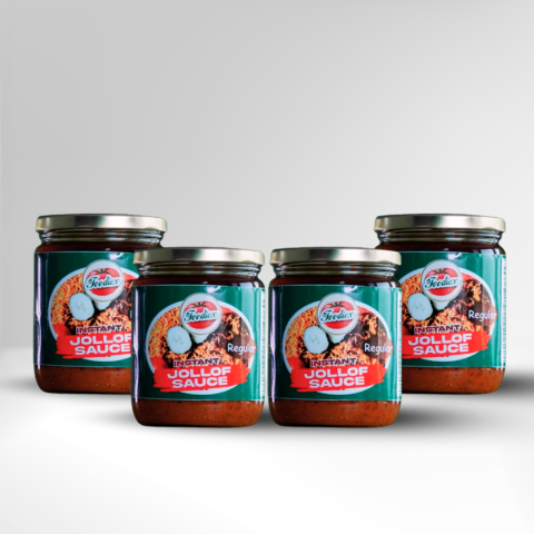 Store List Instant Jollof Sauce 500ML – Regular (4-Pack)